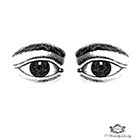 Wickedly Lovely Eyes Wickedly Lovely Skin Art Temporary Tattoo (includes 2 pairs of eyes)