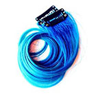 CandyAppleLocks Hair Extensions, Turquoise Blue,Rainbow Clip in Human Hair Extension, Dip Dye, Pastel, Ombre