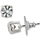 Target Clear Stone Stud Earring - Gold/Crystal