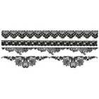 The Fickle Tattoo Black Lace Bracelet Temporary Tattoos - 
