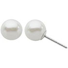 PearLustre by Imperial Pearl 7-7.5mm Fine Quality Freshwater Cultured Pearl Stud Earrings - White