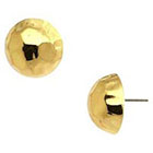 eBay Women's Fashion Button Earrings - Gold