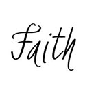 myTaT Faith Temporary Tattoo, Inspirational Tattoo (Set of 2)