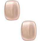 Charter Club Rose Gold-Tone Rectangle Button Stud Earrings, Only at Macy's in Rose Gold