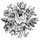 WildLifeDream Vintage flowers - Temporary tattoo