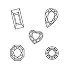 TattooWhatever Geometric Diamonds Temporary Tattoo - Set of 2