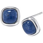 Target Sterling Silver Square Sodalite Stud Earrings - Blue/Silver