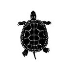Taboo Tattoo 2 Vintage Turtle Temporary Tattoo, various sizes available