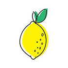 TattooWhatever Fresh Lemon Temporary Tattoo - Summer, Yellow, Green, Set of 2