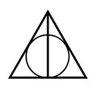 Taboo Tattoo Harry Potter and the Deathly Hallows 2 Temporary Tattoos, various sizes available, Great for costumes Halloween Cosplay