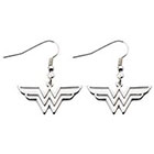 DC Comics Wonder Woman Women's DC Comics Wonder Woman Stainless Steel Cut Out Dangle Earrings