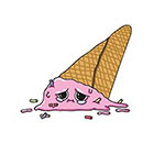 Tattoocrew Includes 2 tattoos: temporary tattoo ice, temporary tattoo ice cream, handmade, temporarily, pink icecream
