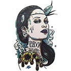 RILEY & FYNN Temporary Tattoo: Hippie Girl