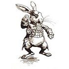 TattooNbeyond Temporary Tattoo - Fox and Hare /Pig/White Rabbit