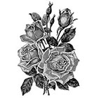 WildLifeDream Vintage roses - Temporary tattoo