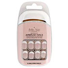 Bella Nails Bella Nails Bella Press-on Nails in Floral and Jewel in White/Silver Glitter