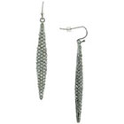 Target Casted Earring with Stones - Silver