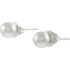 Silver Bin SE-584-4MM - Silver Earrings