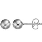 Journee Collection Sterling Silver Ball Stud Earrings