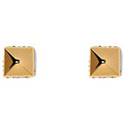Vince Camuto Gold-Tone Pyramid Stud Earrings in GOLDT GOLD PE