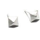 shoptiques.com Melene Kent Jewels Nile Silver Pyramid Studs in Grey