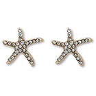 Target Starfish Post Earring with Pave - Gold