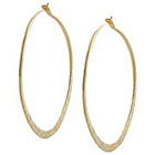 Tressa Collection Hoop Earrings in Goldfill - Gold (40MM)