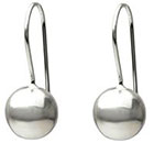 Target Sterling Silver Polished Drop Earrings