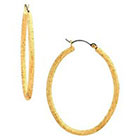 Target Textured Hoop Earring - Gold