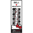 NCLA NCLA Hello Kitty Polka Dots and Stripes Nail Wraps in Black/white