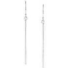 Target Sterling Silver Single Bar Drop Earrings - Silver (1.95