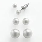 Kohl's Napier Silver-Tone Ball Stud Earring Set
