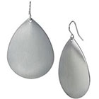 Target Teardrop Earrings - Silver
