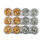 HongNuo gold silver foil paillette nail art DIY Ongles in  
